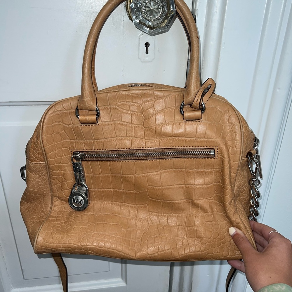 Tan Michael Kors bag